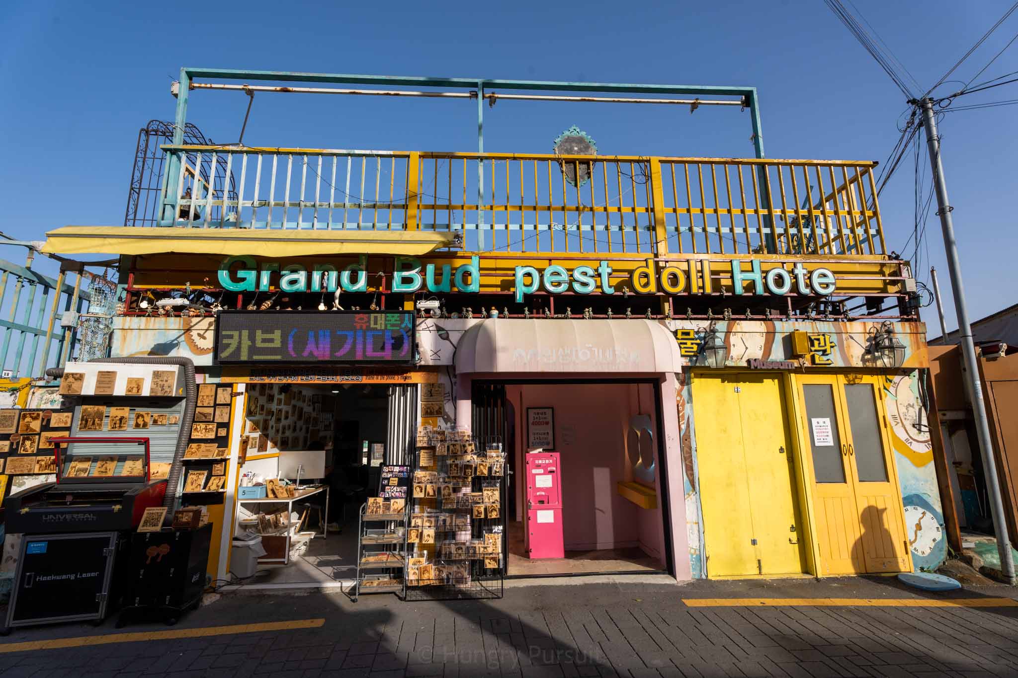 grand budapest hotel in gamcheon culture village