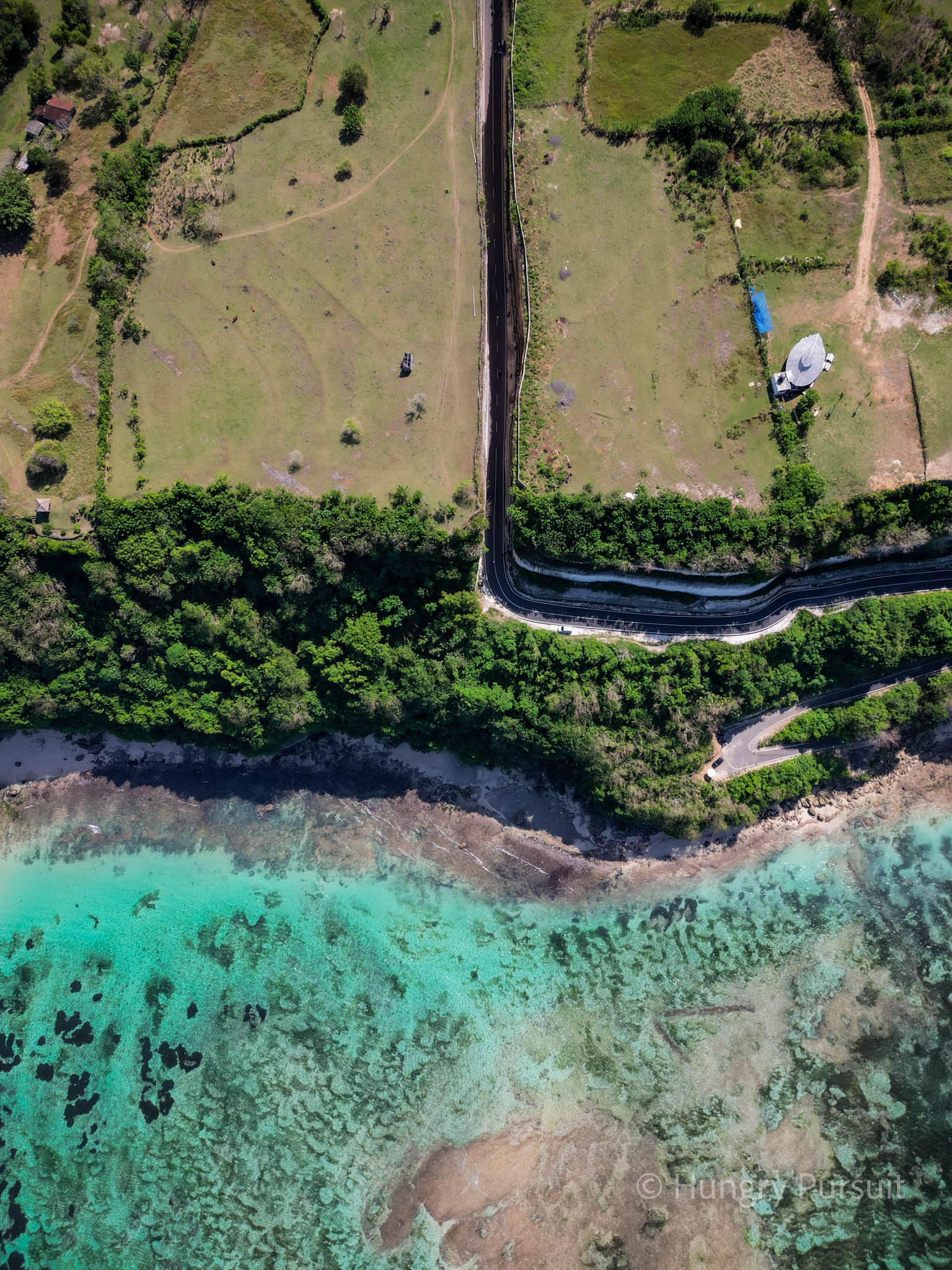 Things to do in Uluwatu visit Pantai Batu Barak The beautiful cliff beach drone