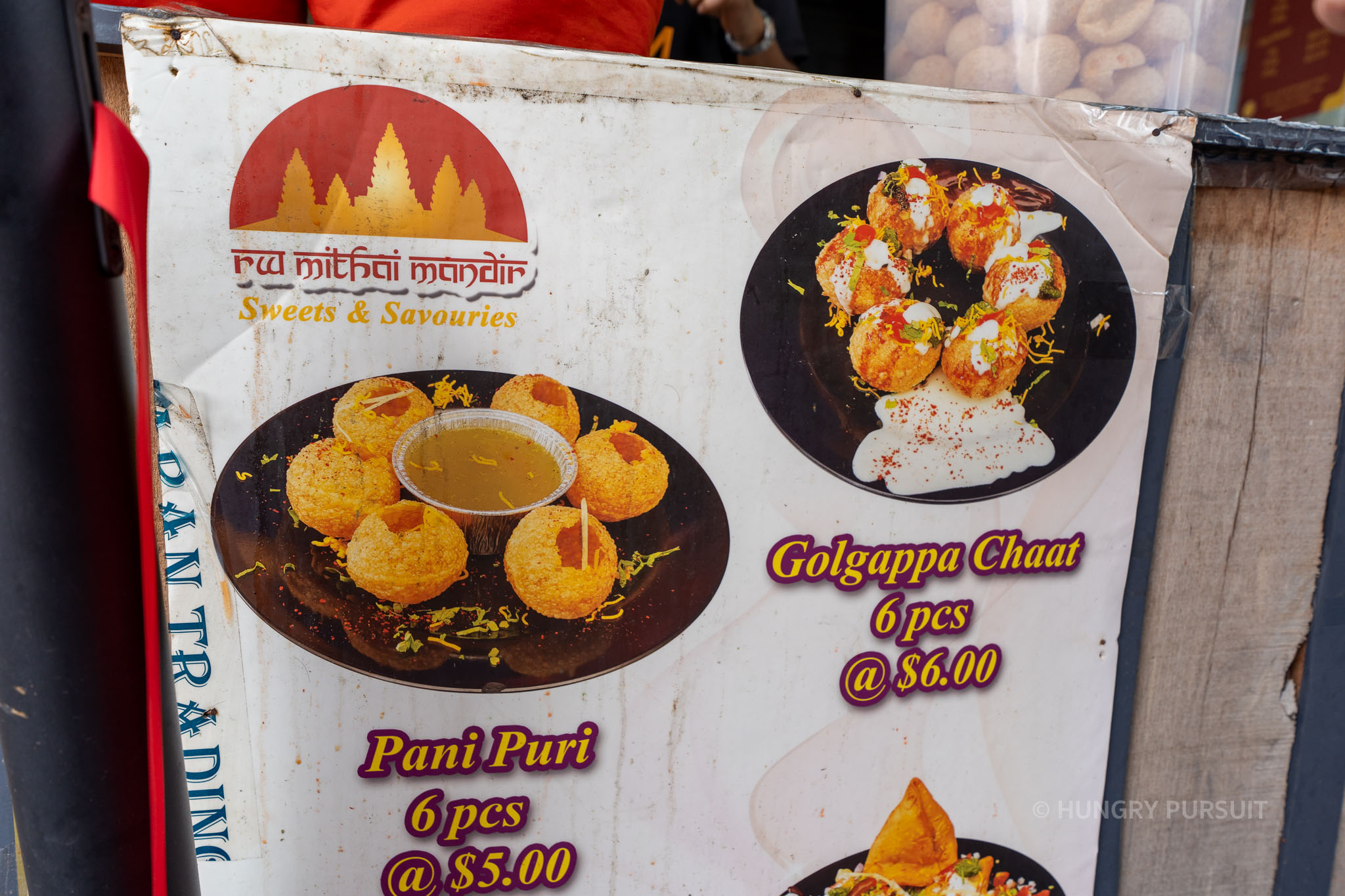 Mithai Mandir, Little India Singapore menu