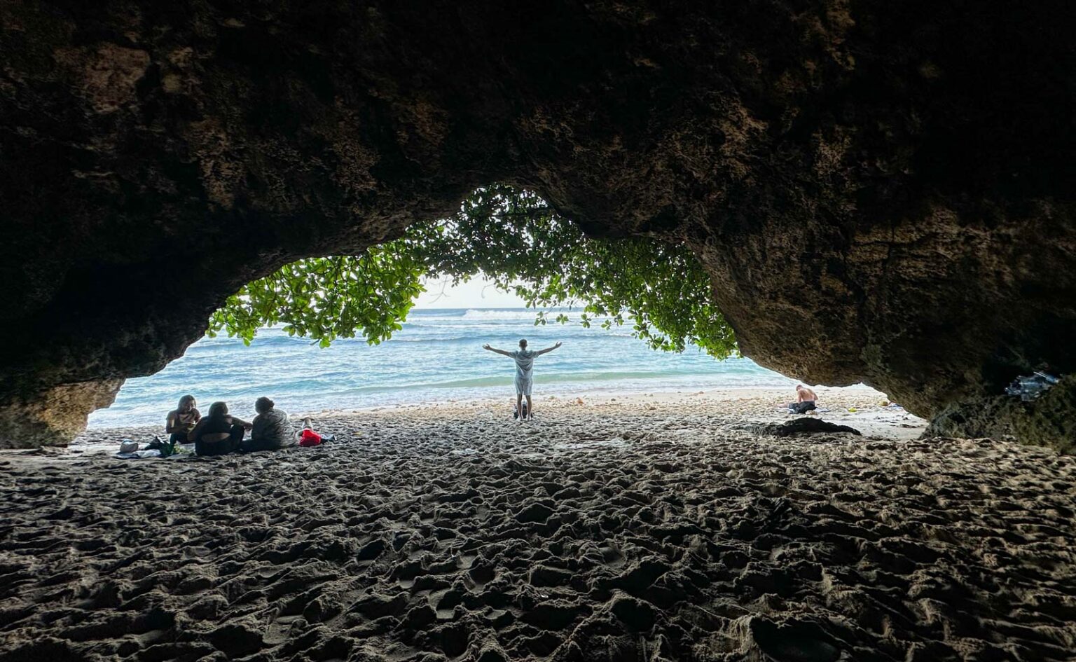 Cave at Green Bowl Beach Uluwatu Best Beaches