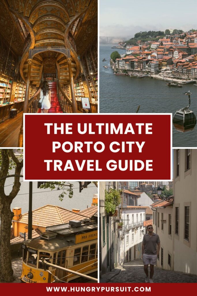 a collage of top places to visit Porto Portugal