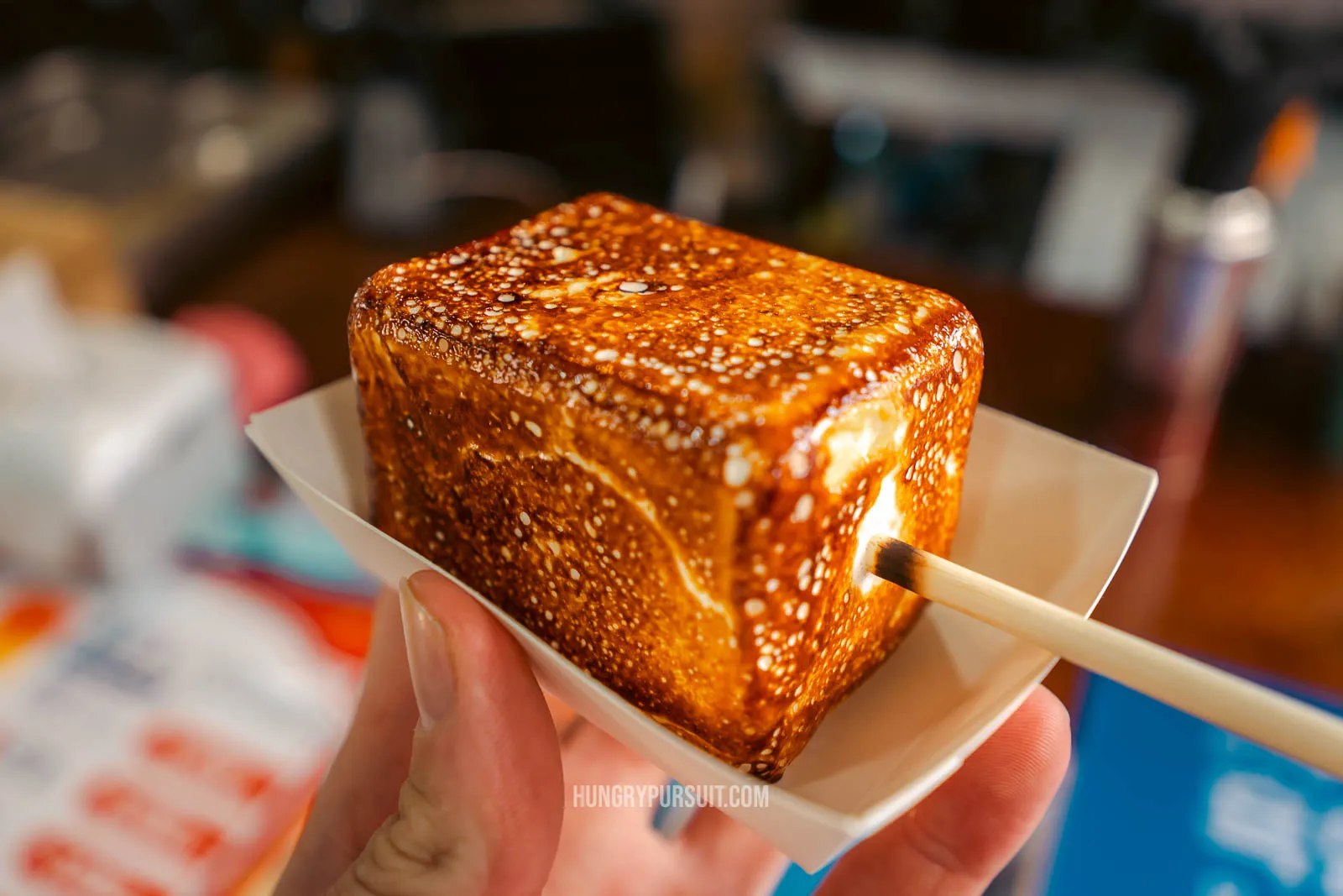 Marshmellow ice cream at gamcheon culture village; things to do in busan