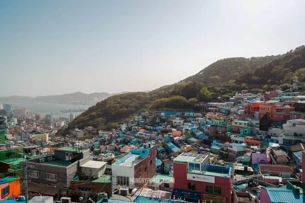 Top view Busan itinerary Gamcheon Culture Village Korea Things to do