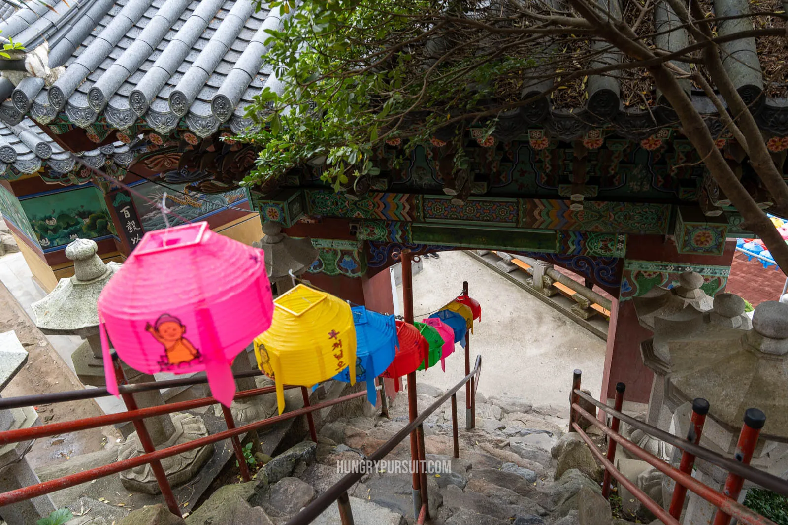 latterns at haedong Yonggunsa temple; things to do in busan