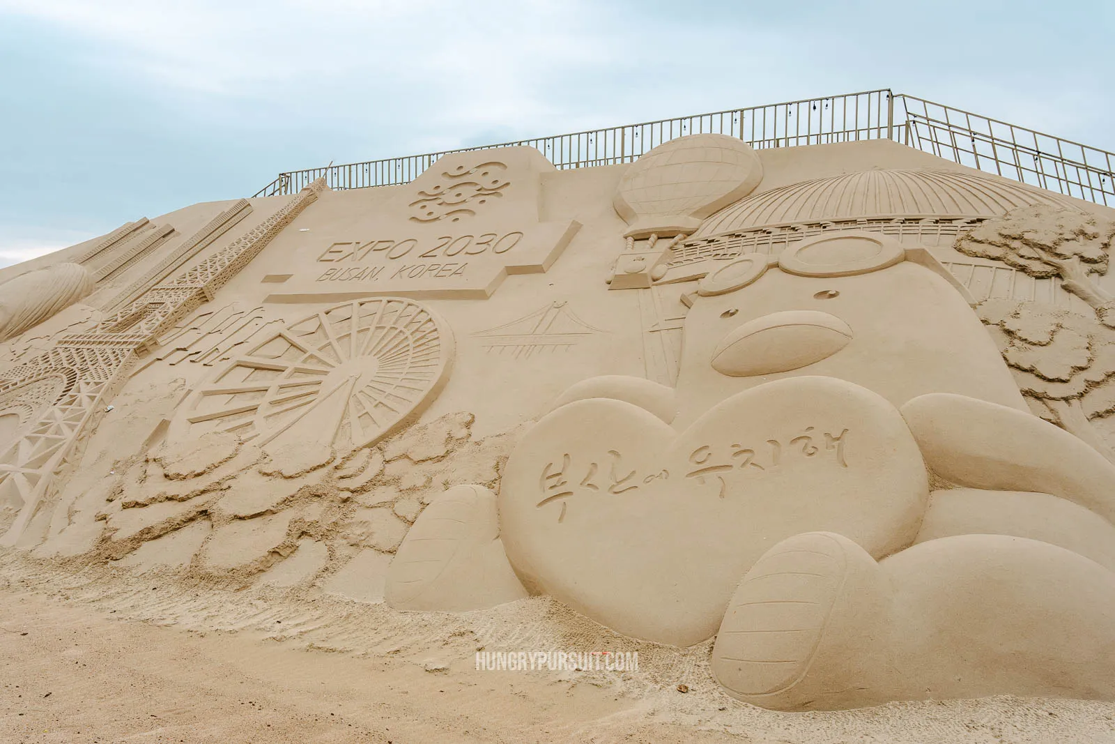 busan sand festival at haeundae beach; things to do in busan