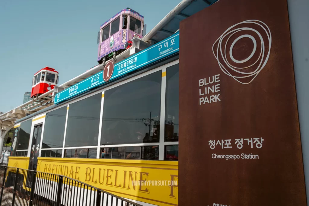 Busan itinerary Haeundae Blue Line Park Sky Capsule