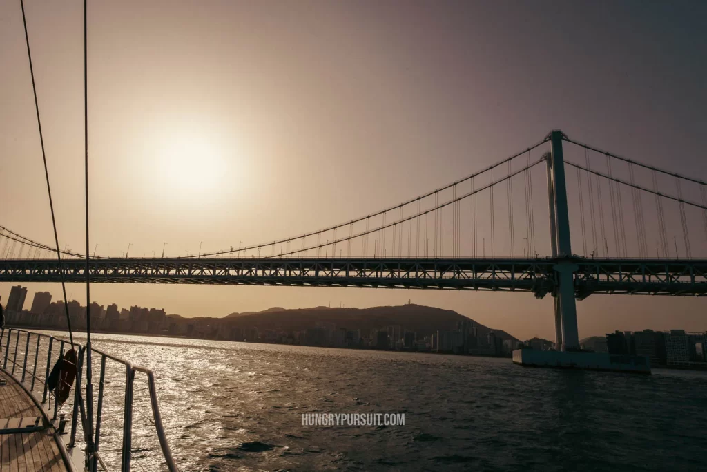 Itinerary for diamond bay Busan yacht tour cruise