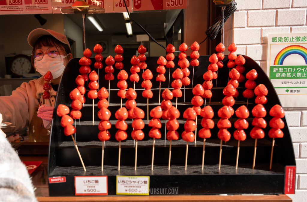 Sensoji Tanghulu Foodie Best Photo Spots in Tokyo Japan