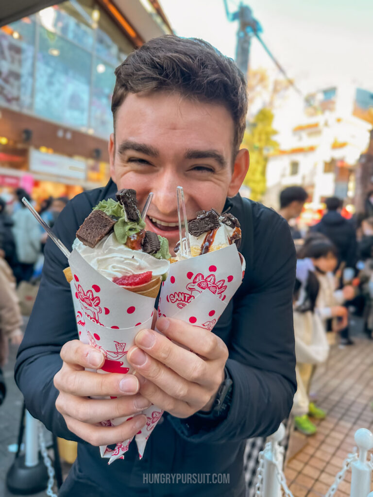 Foodie Best Photo Spots in Tokyo Japan Harajuku Crepes