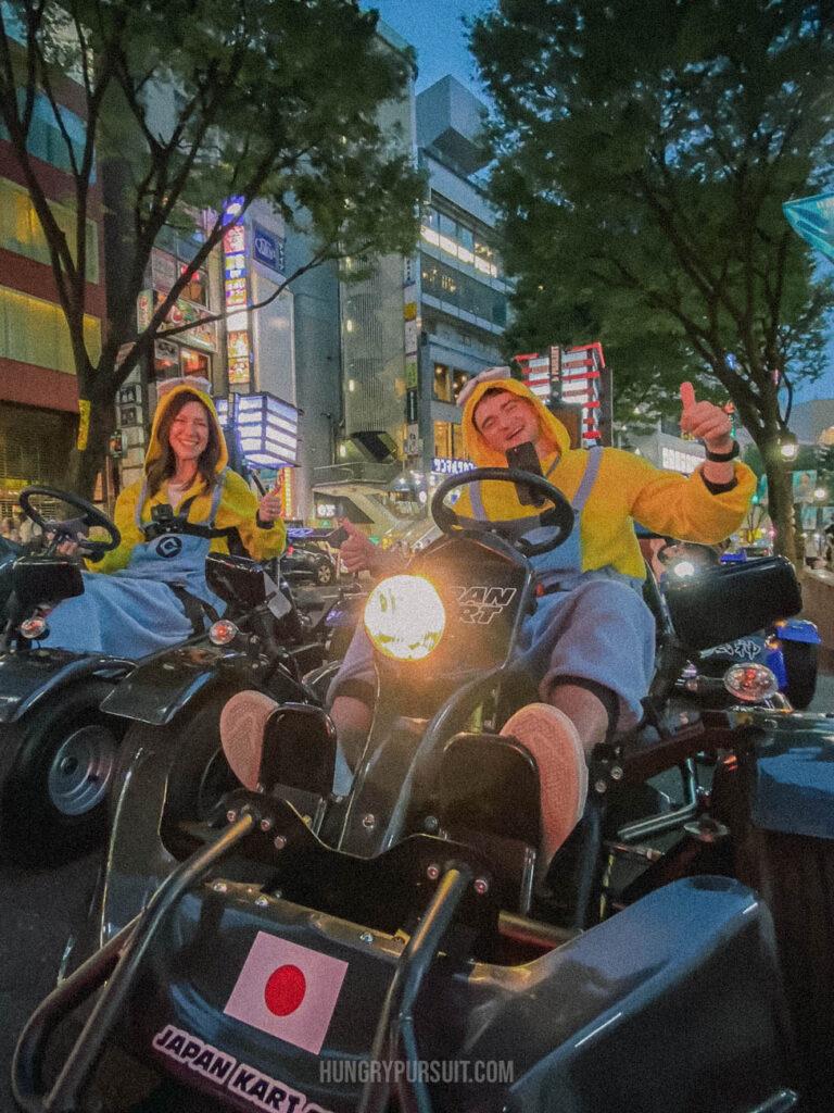 Go Kart Costume Racing Best Photo Spots in Tokyo Japan