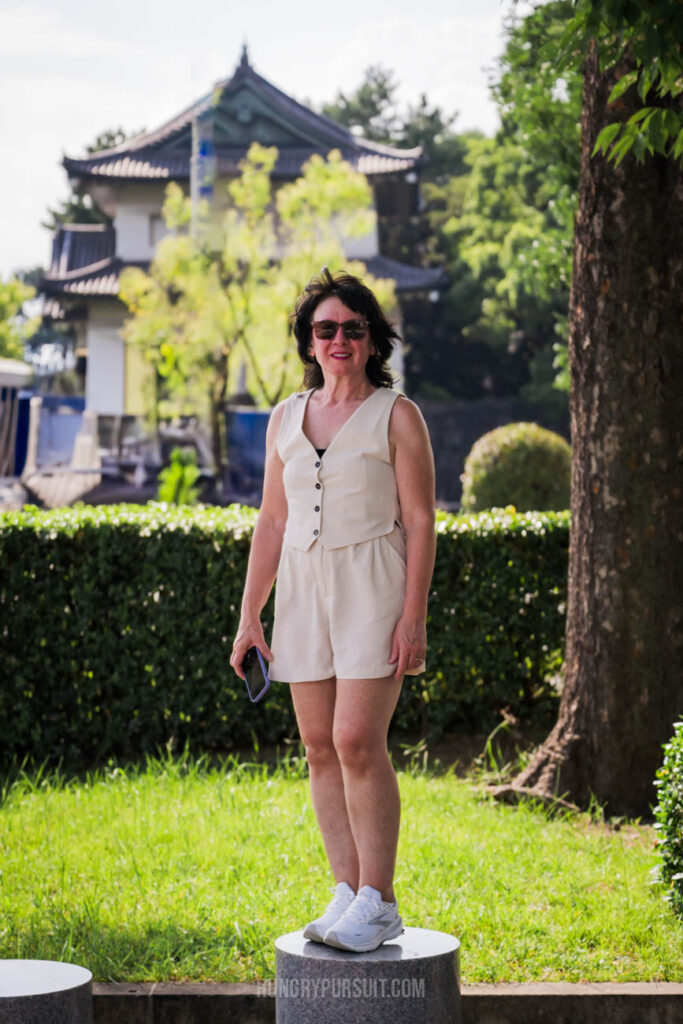 Women Pose at Imperial Parks Best Photo Spots in Tokyo Japan